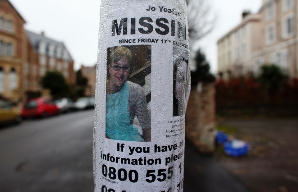 Joanna was missing for eight days before her body was tragically found in the snow on Christmas day