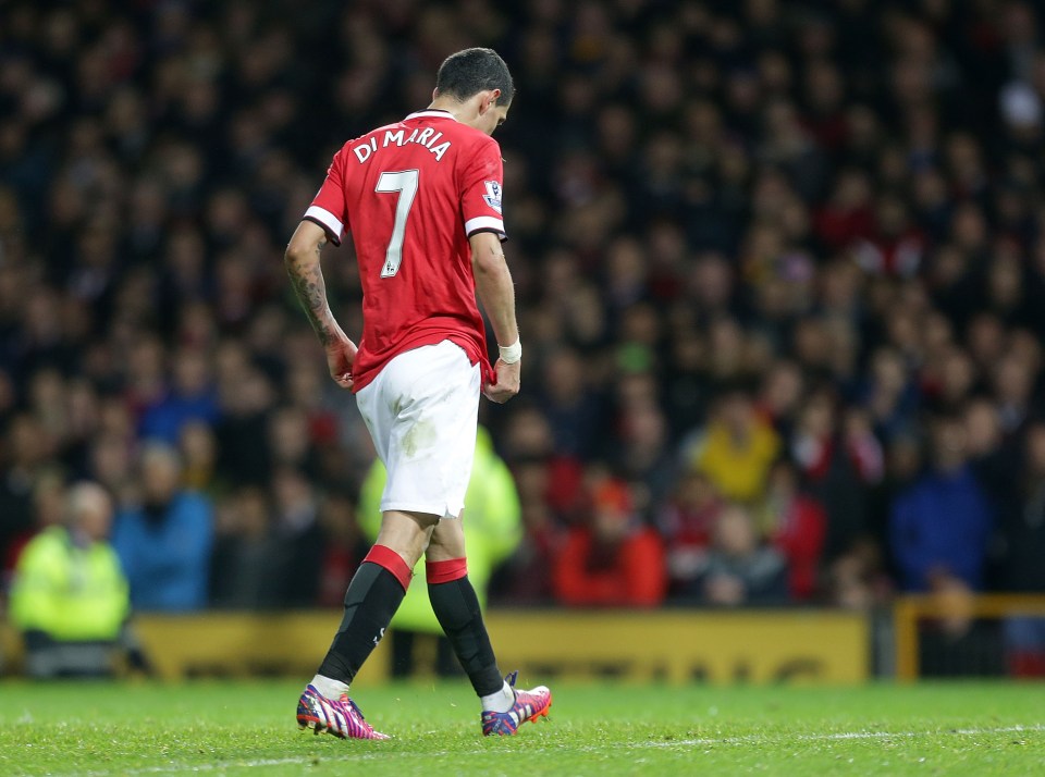 Angel Di Maria didn’t care about United’s coveted No7 shirt and