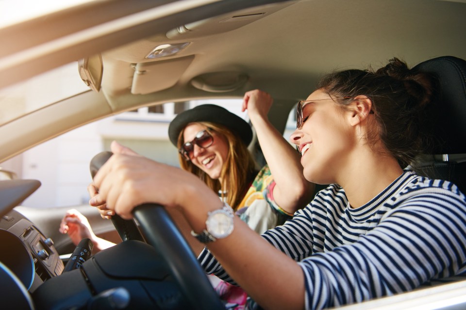 Upbeat music is the most important criteria when choosing a driving track