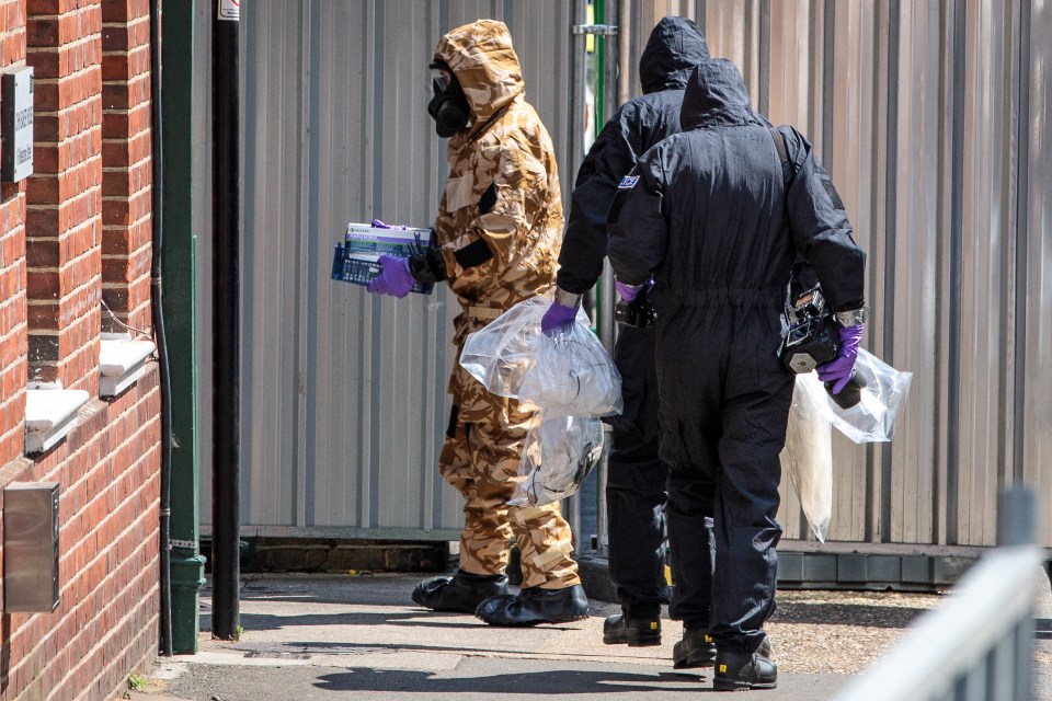 A discarded perfume bottle was used to store the poison