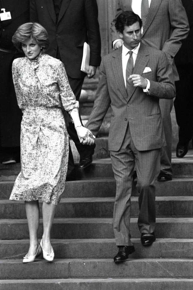 Arthur captures Charles and Diana leaving their wedding rehearsal in 1981