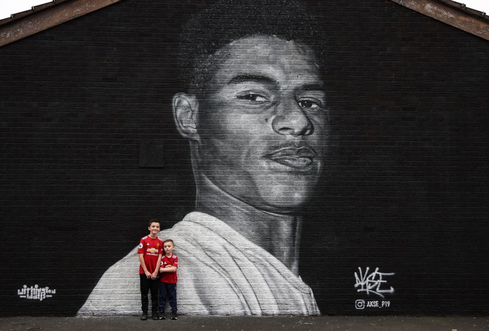 Artist Akse P19 has created this masterpiece of Man Utd star Marcus Rashford