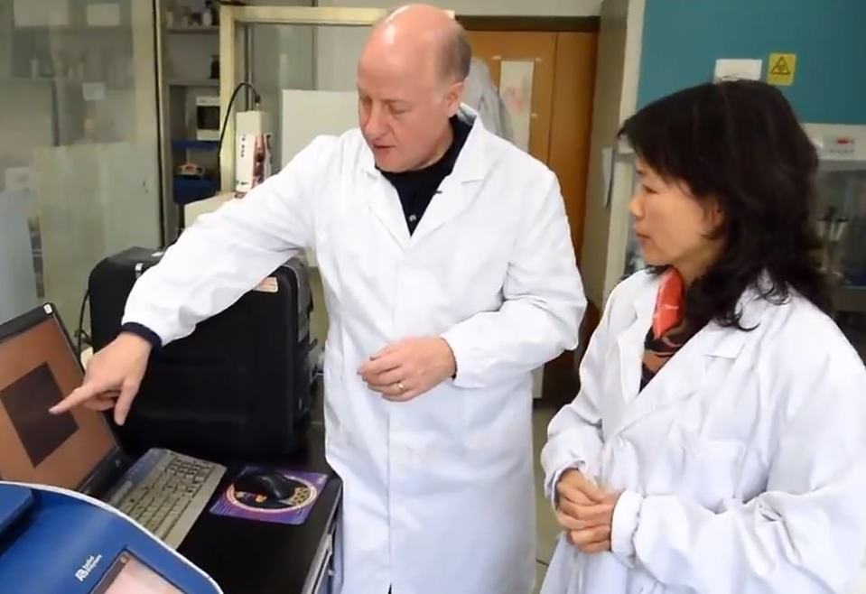 Daszak is pictured alongside Dr Shi Zhengli (right), the Chinese scientist nicknamed 'batwoman' for her research into bat coronaviruses at the Wuhan Institute of Virology