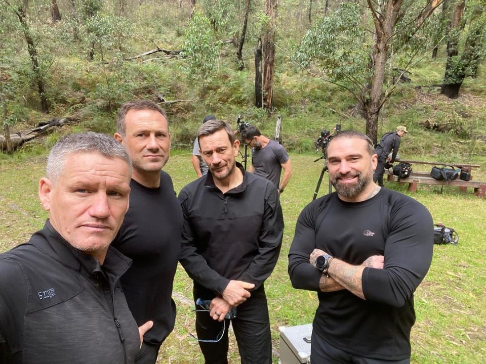 He will continue to film SAS: Who Dares Wins in Australia with former show favourite Ollie Ollerton