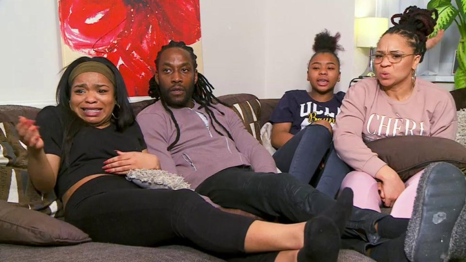 Mica's daughters used to appear on the sofa with them