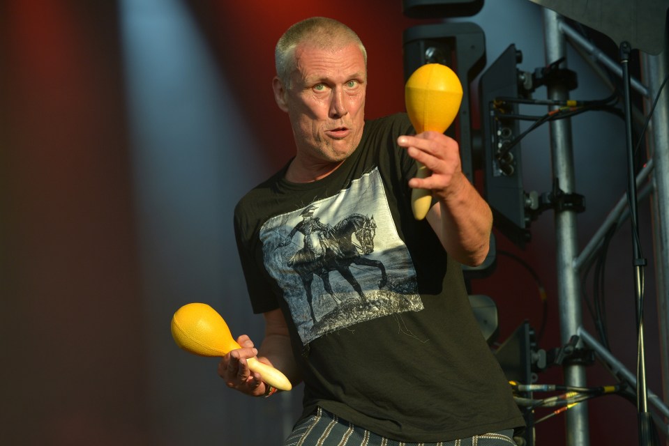 Bez and his maracas were a big deal in the ’90s, when he joined the Happy Mondays