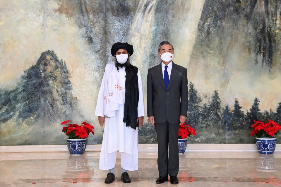 Taliban co-founder Mullah Abdul Ghani Baradar and Wang Yi met in July for discussions