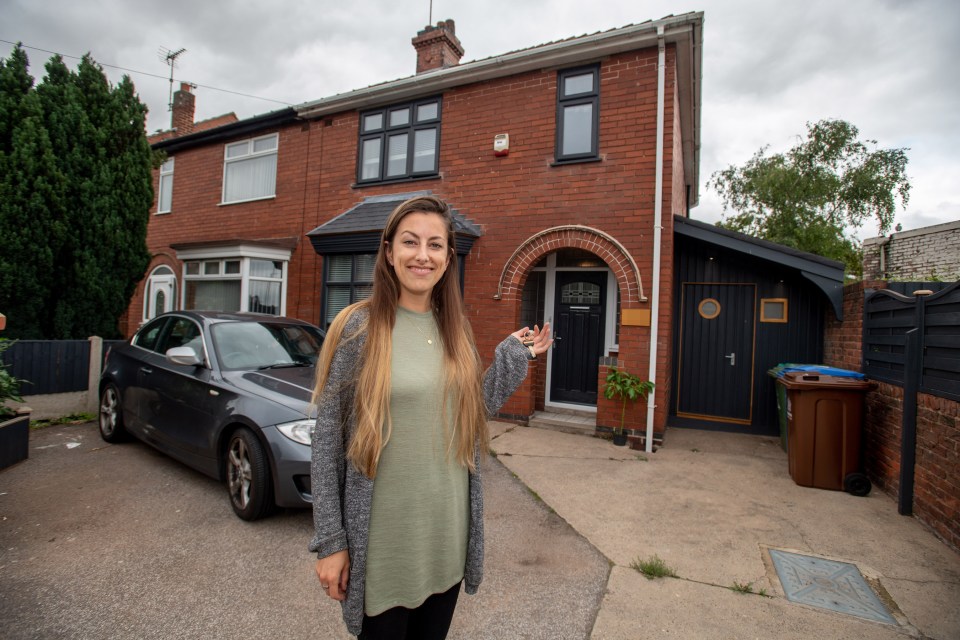 Angela moved into her £175,000 first home in June