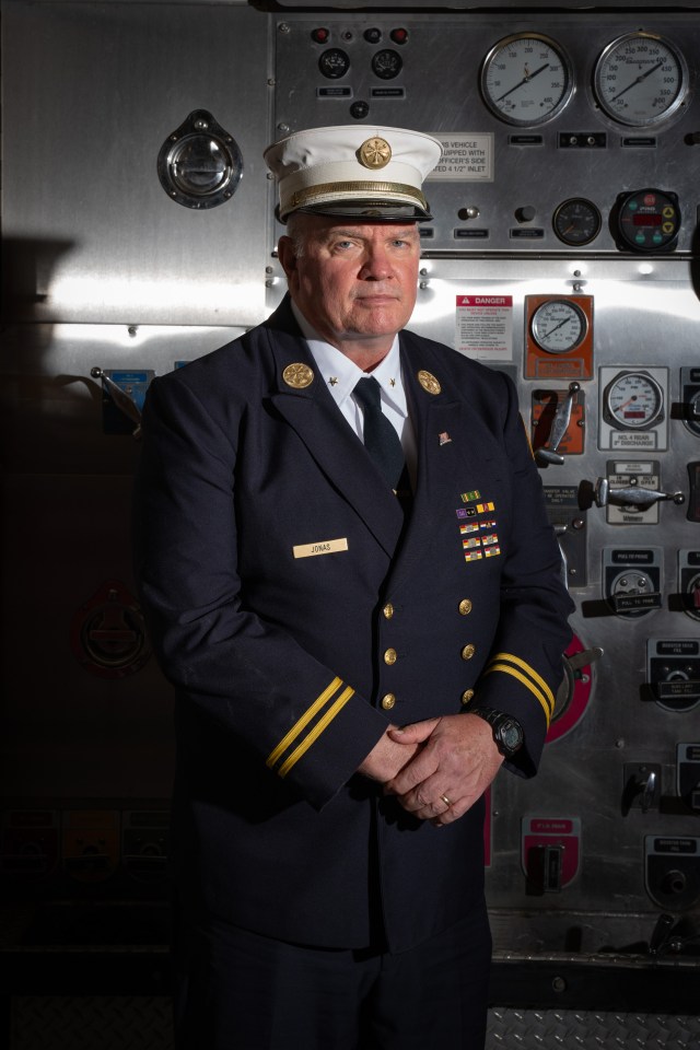 Hero fire crew leader Jay Jonas