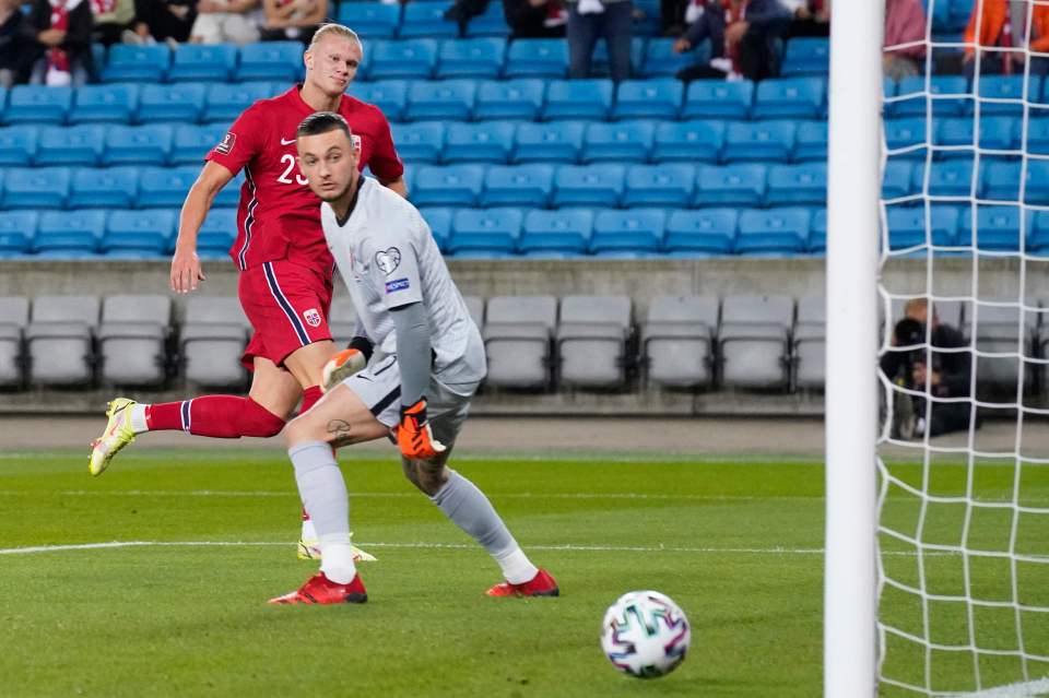 Erling Haaland continued his stunning scoring run on Wednesday for Norway