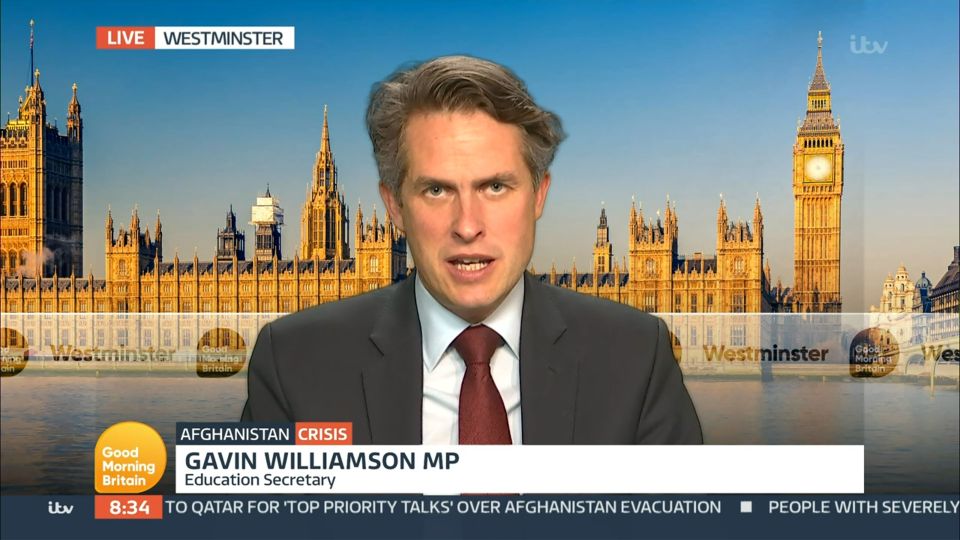 Education Secretary Gavin Williamson told scientists the nation risks squandering its hard-won advantage if experts don't give the go ahead