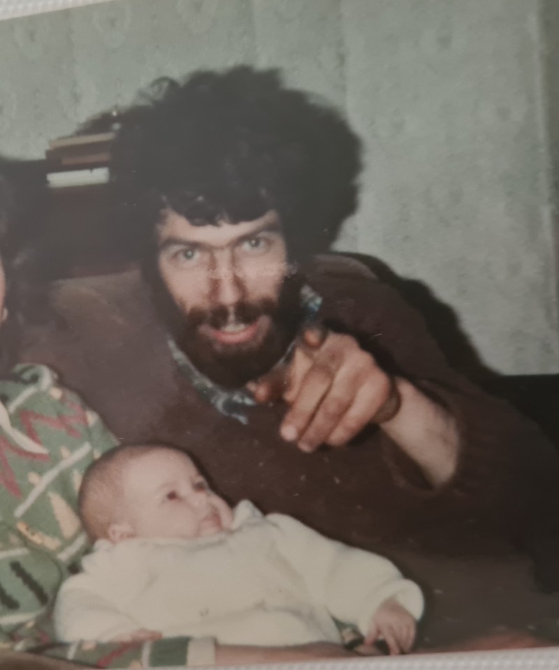 Rosie was 13 when Clive and Amanda married in 2000, here with Clive with baby Rosie