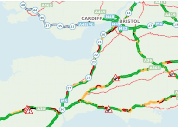 The map shows the worst-hit areas