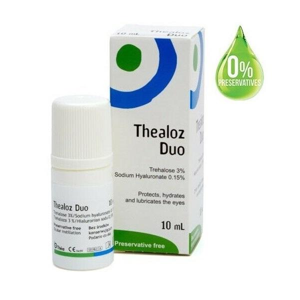 Try Thea Thealoz Dry Eye Drops if you need hydration and lubrication