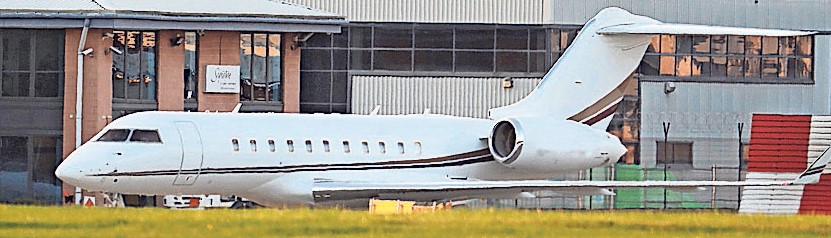 Ronaldo jetted into Manchester by private jet on Thursday night