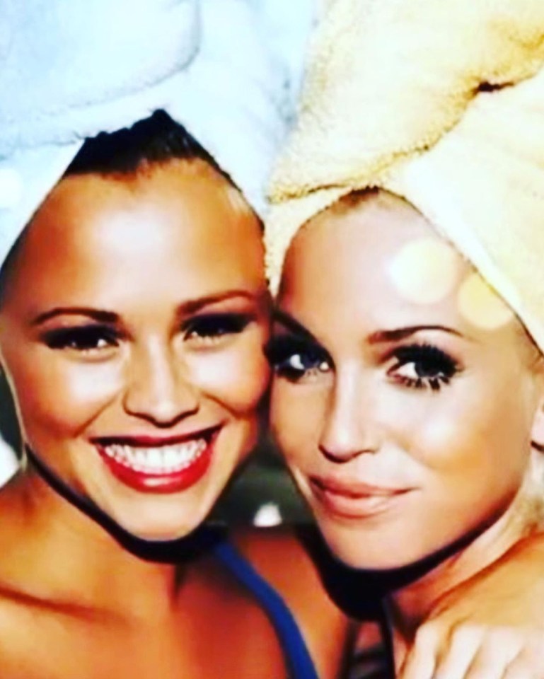 Kimberley shared this cute picture of her and the late star on Instagram today