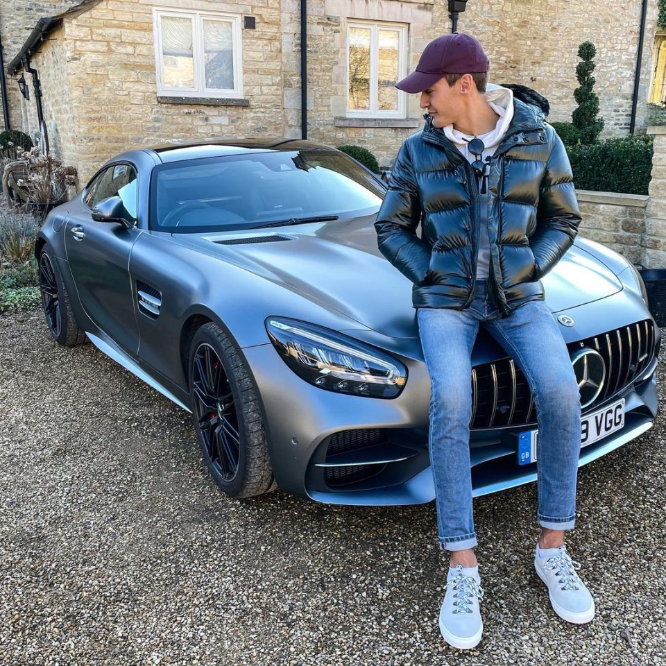 Russell once said about his AMG GT, 'Love my little rocket!'