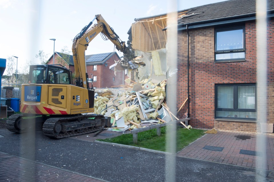 A pile of rubble was all that was left