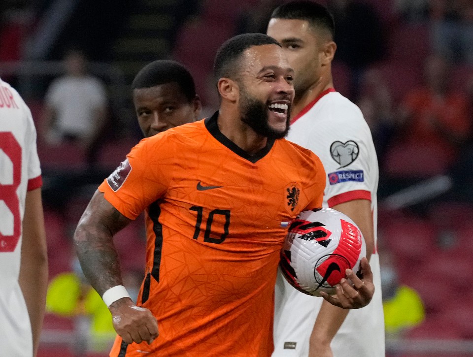 It was a special night for Depay in the Dutch capital