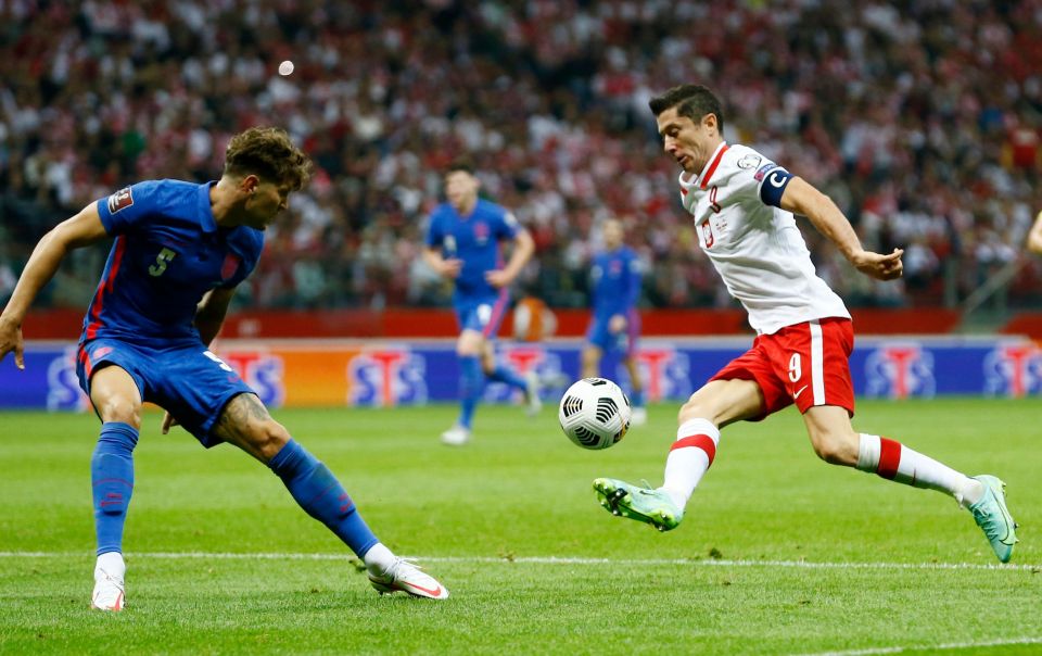 The Three Lions managed to shut out Robert Lewandowski in Warsaw