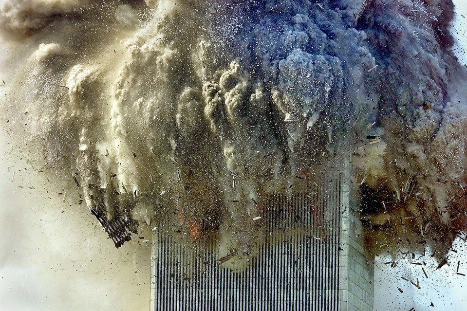 One World Trade Center, known as the North Tower, collapses, the other one went minutes later