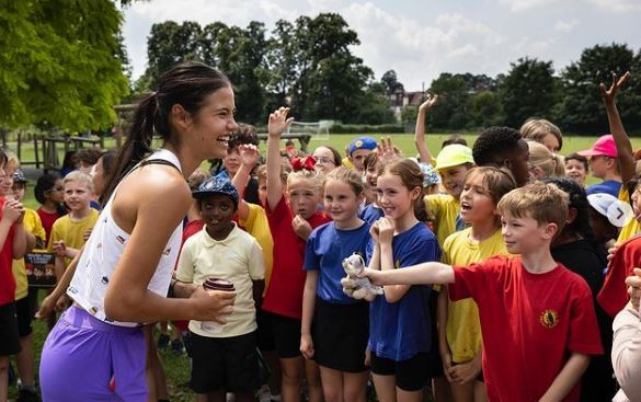 The 18 year old visited her old primary school Bickley a couple of months ago