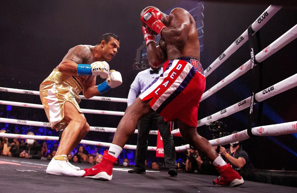 Vitor Belfort during his win over Evander Holyfield