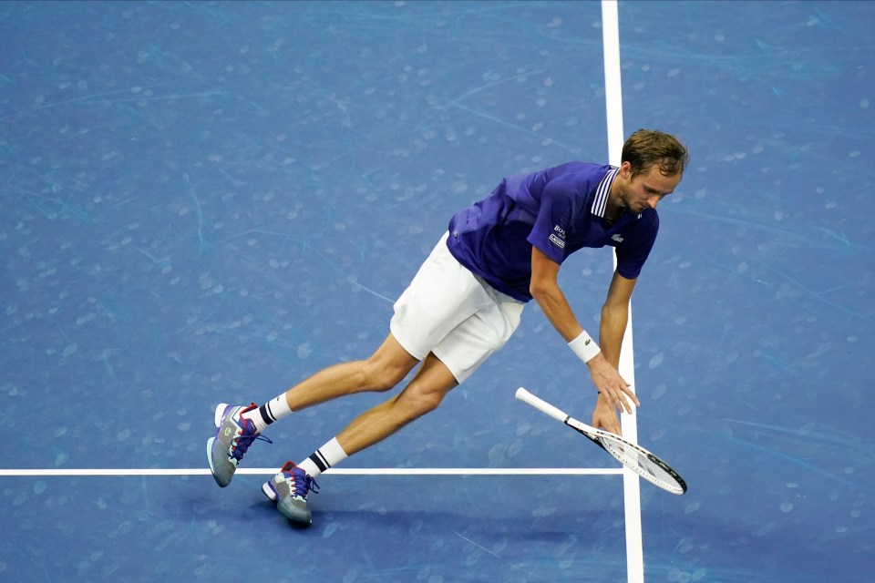 Medvedev says his celebration after winning the US Open was a rendition of a FIFA game celebration called brick fall