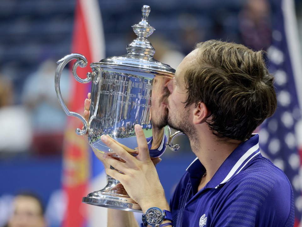 Medvedev stunned Novak Djokovic last year to win the US Open title