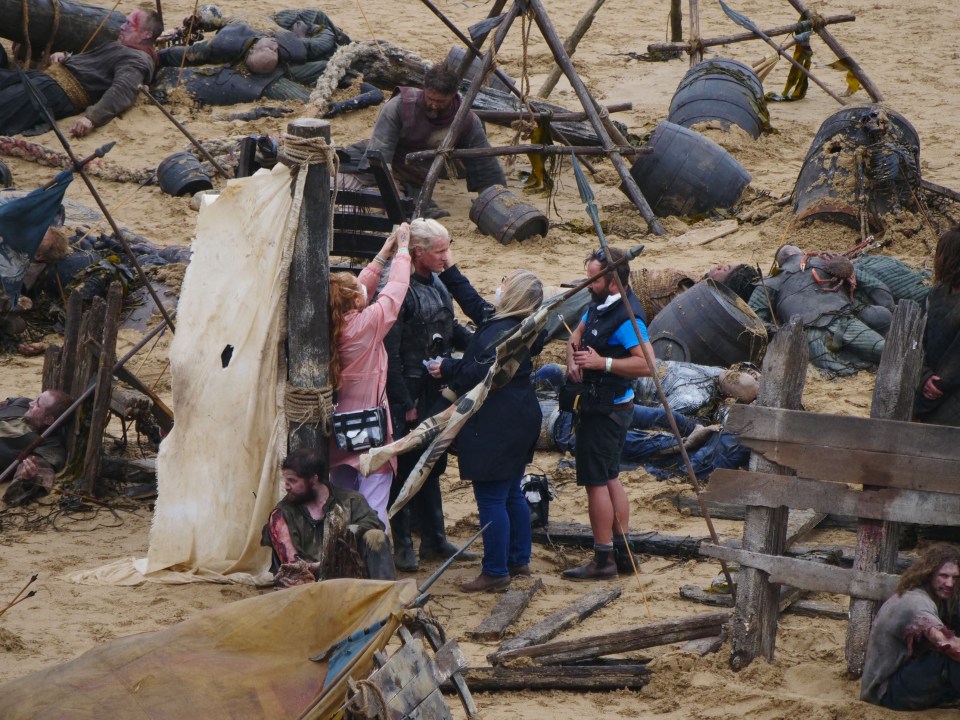 Filming has been taking place for the House of the Dragon in Cornwall