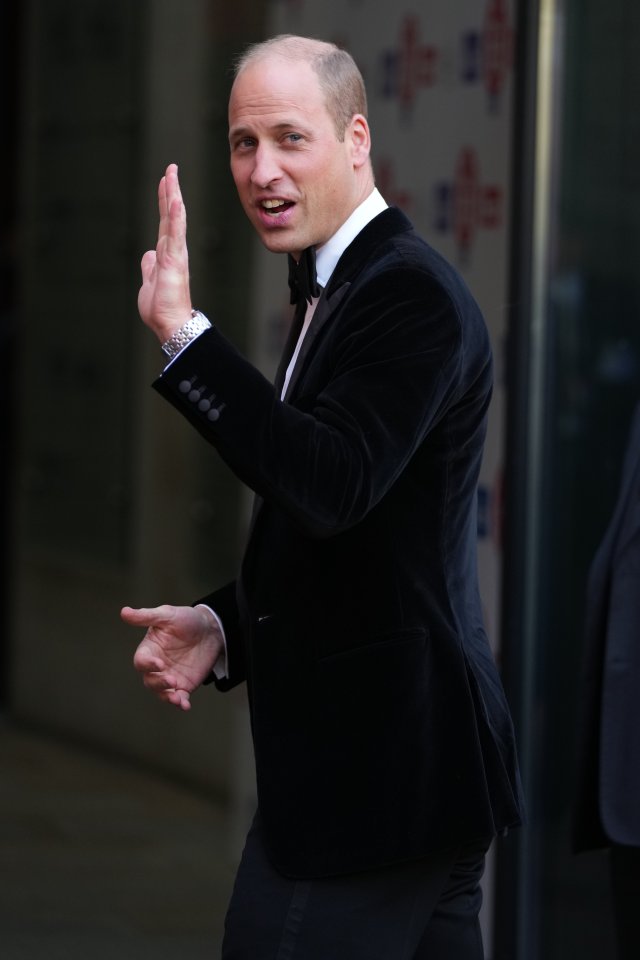 Prince William has arrived at the event this evening