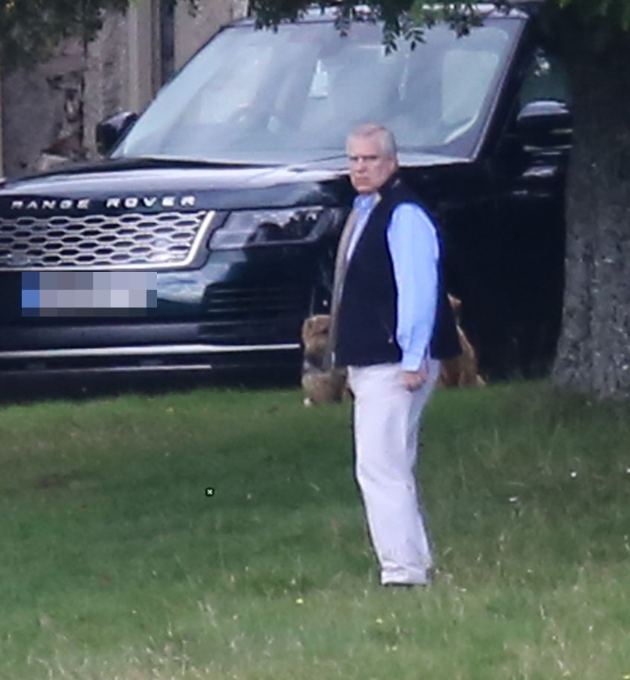 The duke today had lunch with the Queen and Sarah Ferguson at Inchnabobart Lodge on the Balmoral Estate