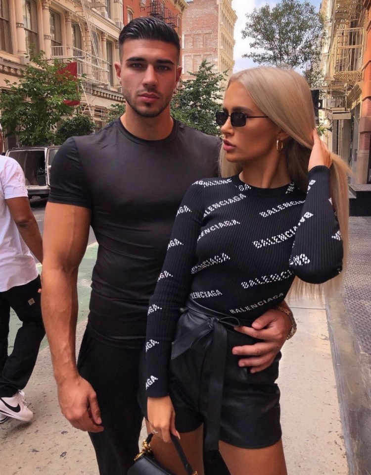 Molly-Mae with boyfriend Tommy Fury