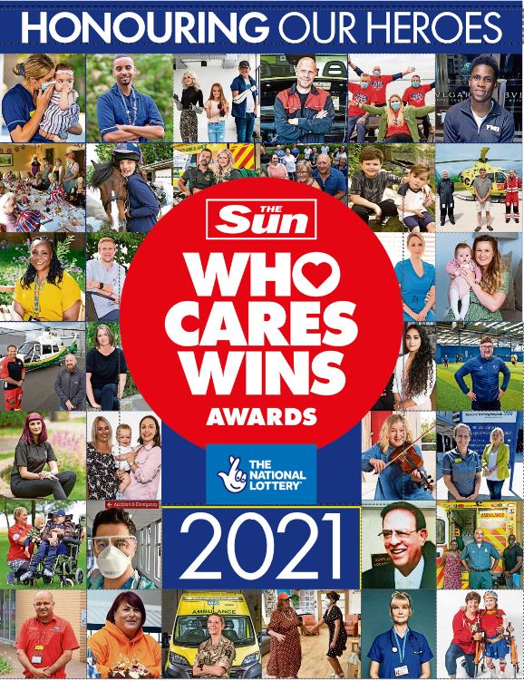 Buy The Sun for our comprehensive 12 page pullout honouring the Who Cares Wins nominees