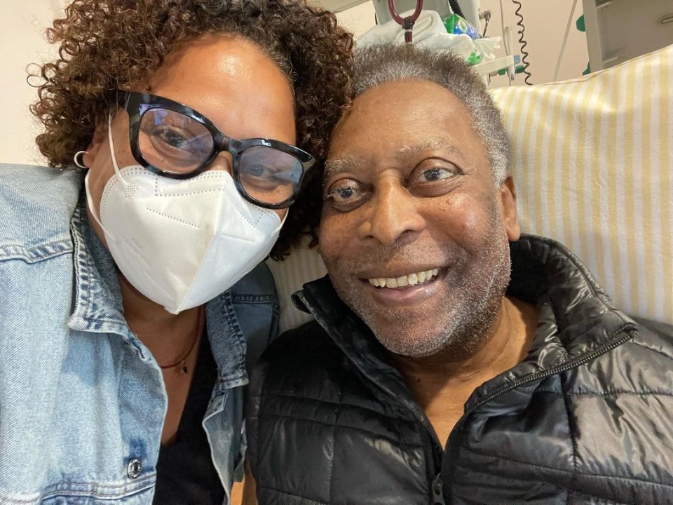 Pele has headed home after surgery and two spells in intensive care