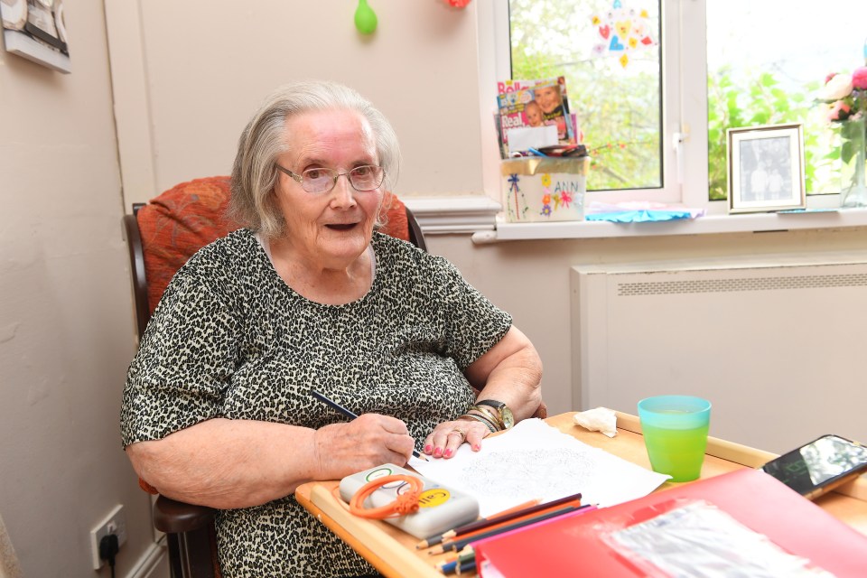 She received the jab at Ty Ross Nursing Home in Treorchy, South Wales