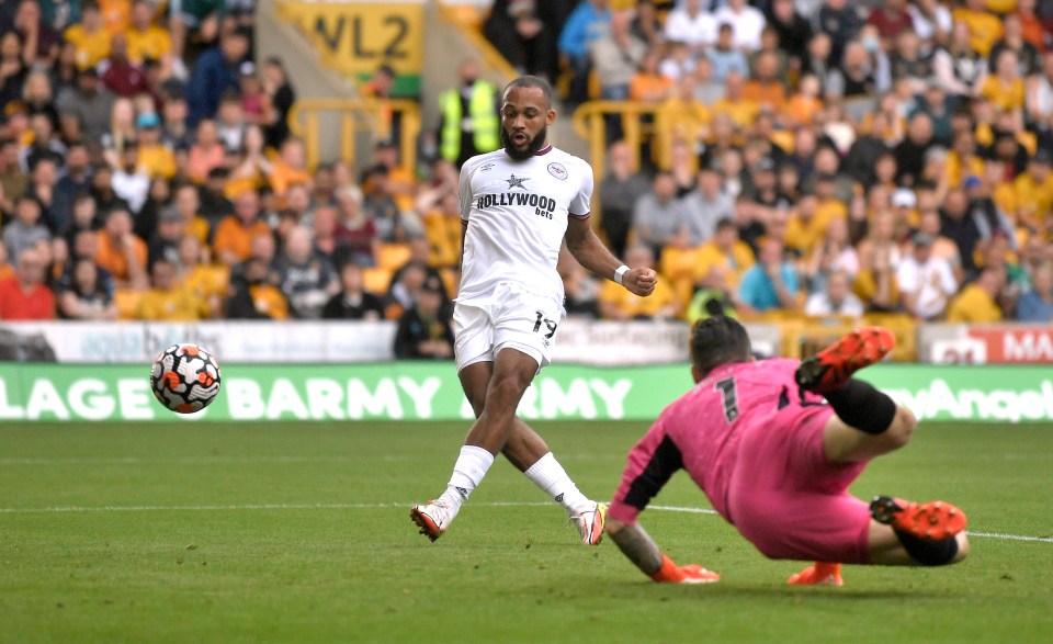 Mbeumo tapped home a second Brentford goal in just six minutes