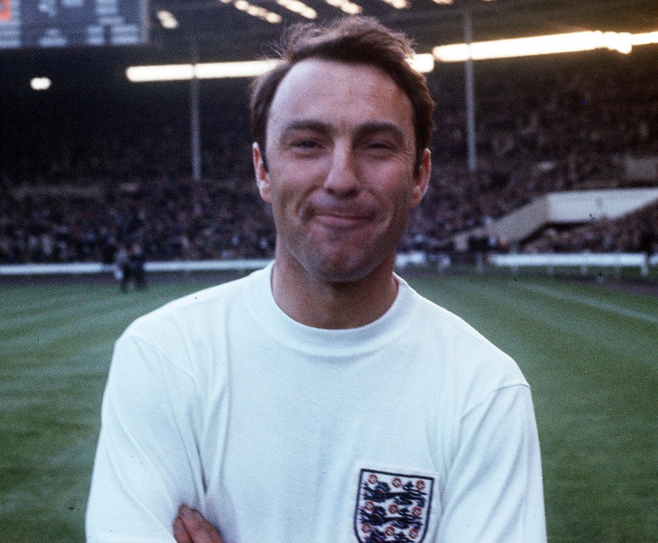 Greaves cracks a half smile while on England duty in 1967