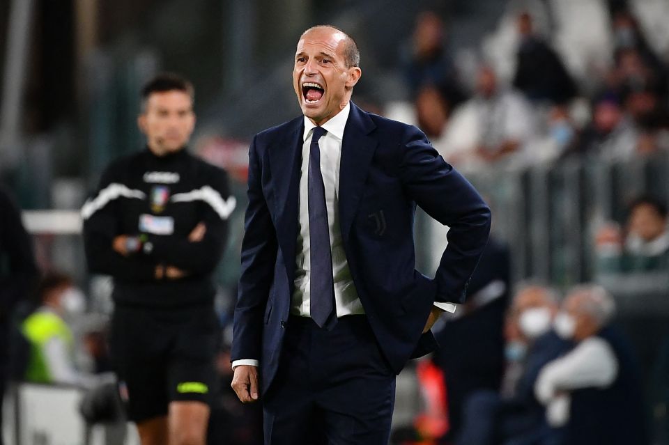 Massimiliano Allegri endured a frustrating evening against AC Milan