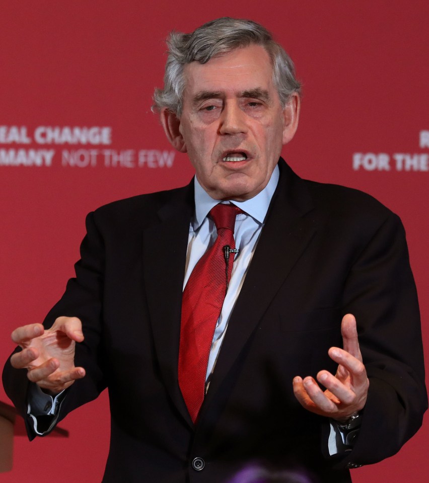 Gordon Brown was Labour Prime Minister between 2007 and 2010