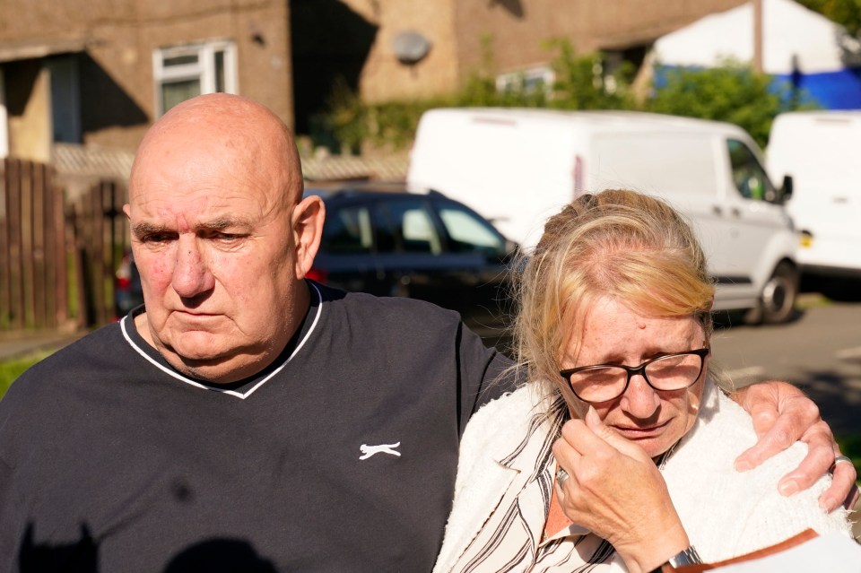 The pair sold sweets after meeting a local sufferer, pictured are Debbie and Trevor Bennett, the grandparents of two of the victims