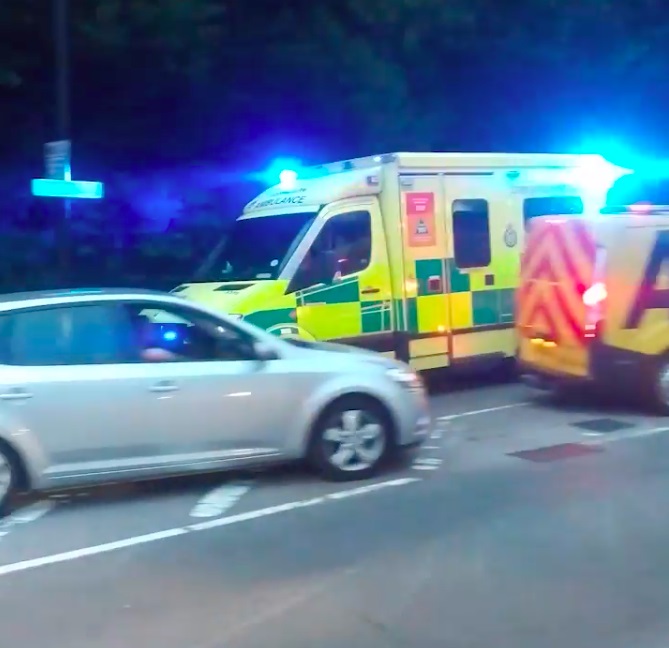 Meanwhile, traffic in Bromley caused an ambulance crash at the weekend