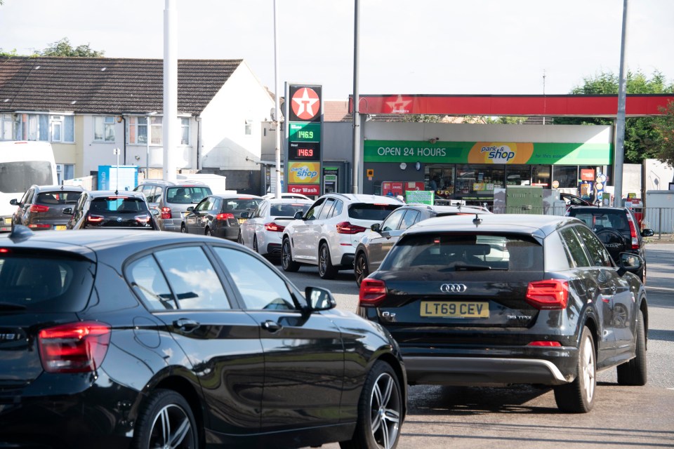 Many petrol stations are running dry as they’re mobbed by panicked motorists