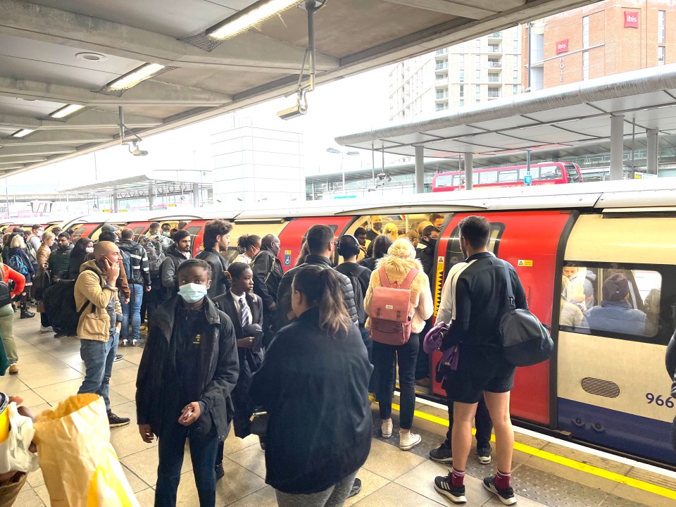 People flocked to public transport to dodge the fuel crisis