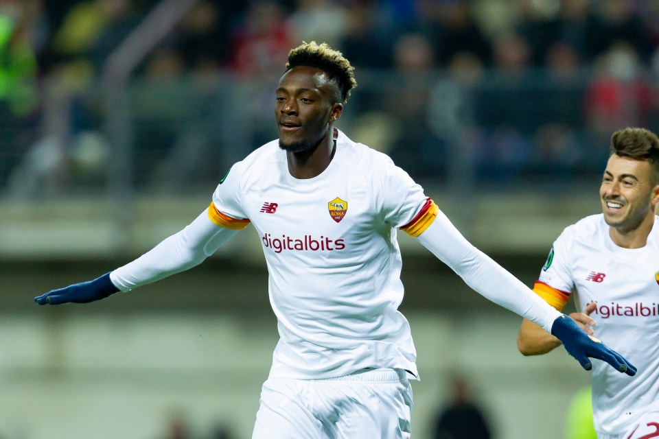 Tammy Abraham scored for Roma in their 3-0 Europa Conference win over Zorya Luhansk