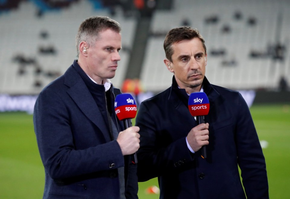 Jamie Carragher and Gary Neville have plenty of experience working together at Sky Sports