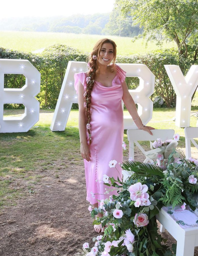 Stacey hosted an intimate baby shower last week