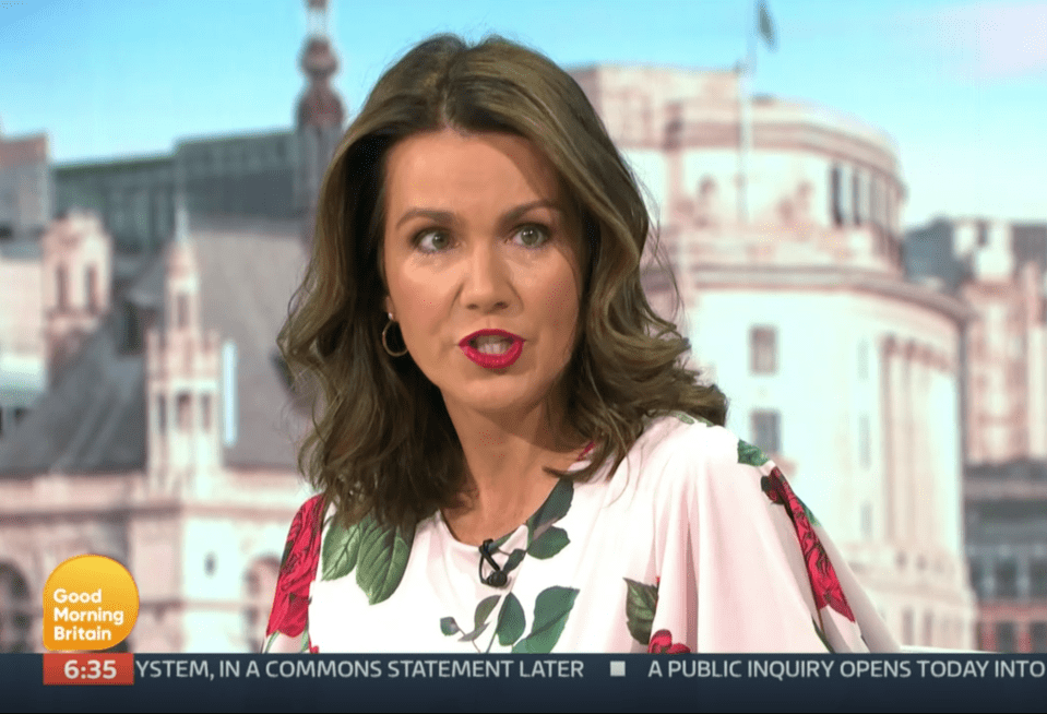 Susanna Reid said plans for an October Firebreak to keep Covid cases down were 'incredibly depressing' on Good Morning Britain today