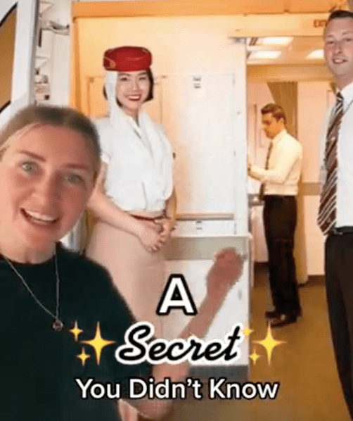 Kat Kamalani has revealed why crew greet you on the plane