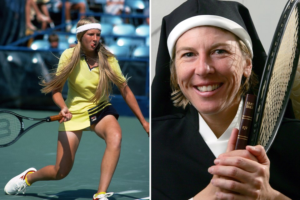 In a surprising twist, Andrea Jaeger left tennis behind her and became a nun